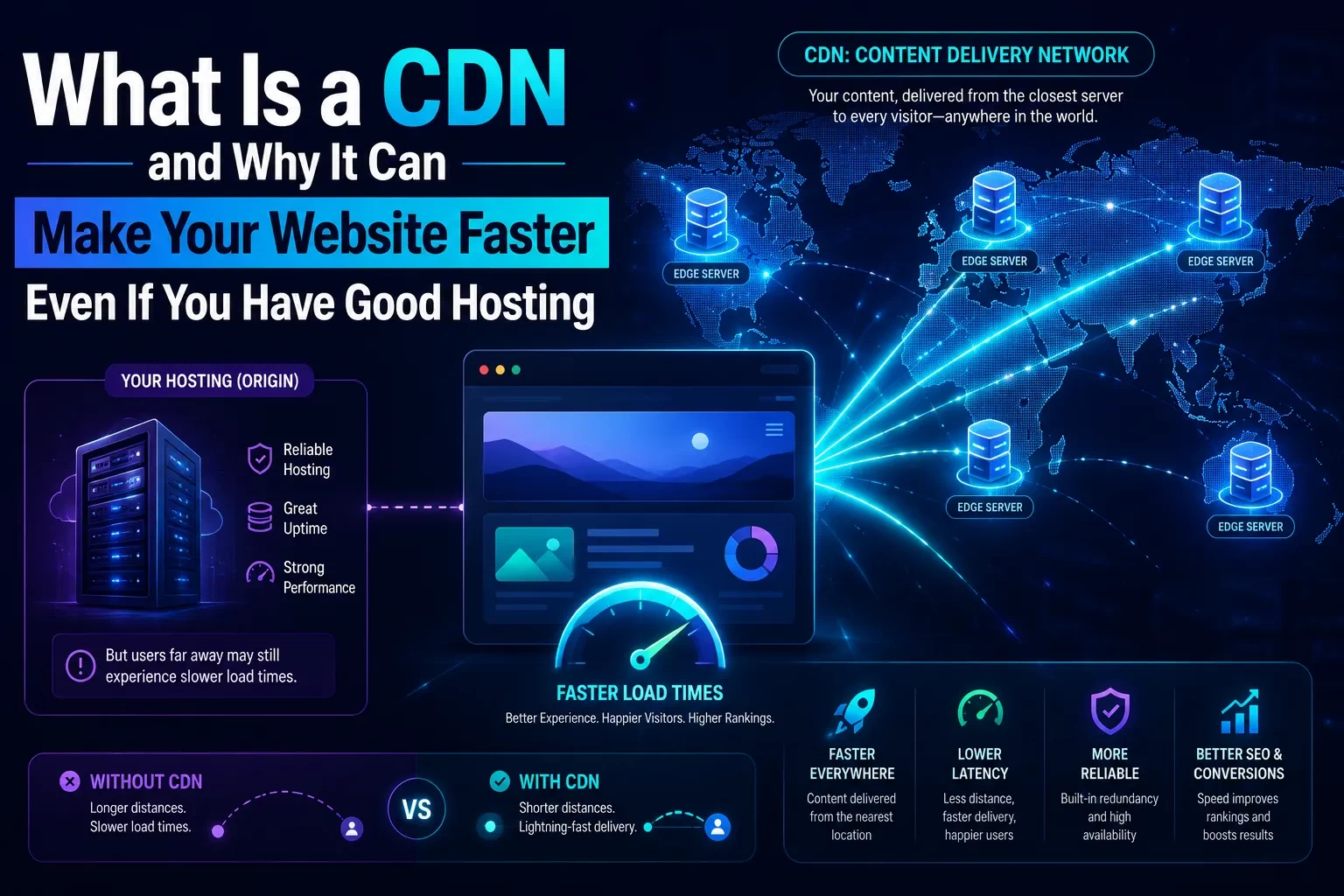 What Is a CDN and Why It Can Make Your Website Faster Even If You Have Good Hosting